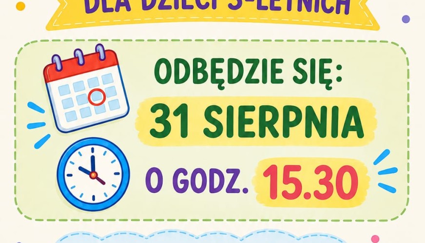 plakat informacyjny