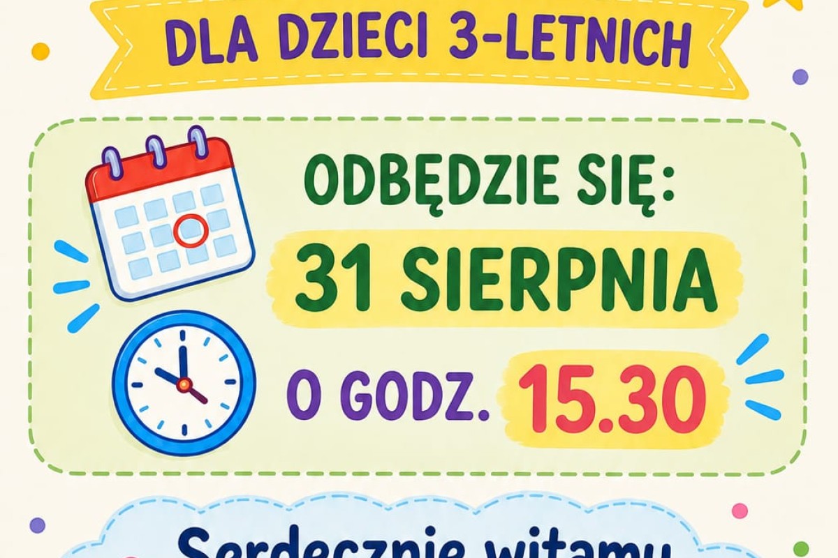 plakat informacyjny